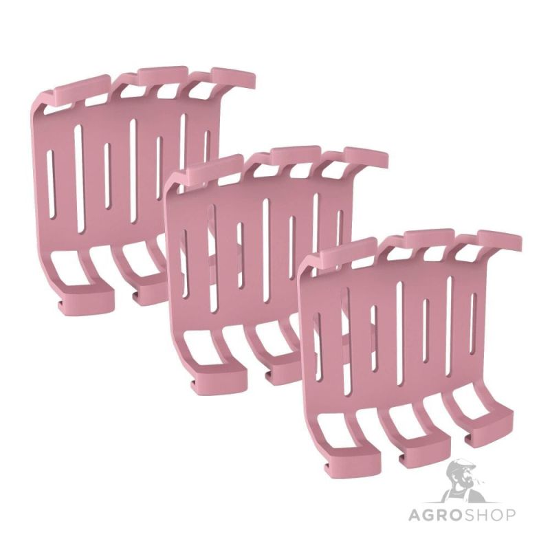 Fästclip för GPS-spårare FENCEe EquiGPS Track, rosa, 3 st