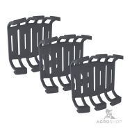 Fästclip för GPS-spårare FENCEe EquiGPS Track, grå, 3 st