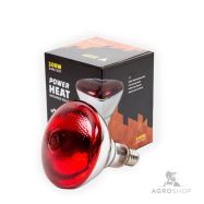 Värmelampa PowerHeat med förstärkt glas röd 100W
