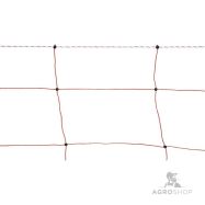 Elstängselnät AKO OviNet Premium för får 1,08x50m med fotstöd