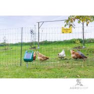 Elektrifierbart hönsnät PoultryNet Premium 1,06x50m dubbla spetsar