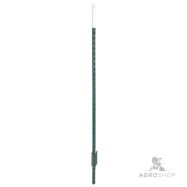 Stängselstolpe i metall T-Post 182 cm, grön/vit