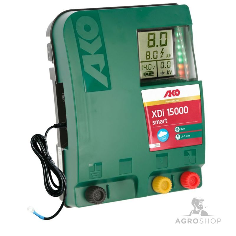 Elstängselaggregat AKO Power Station XDi 15000 smart 20J 12V/230V