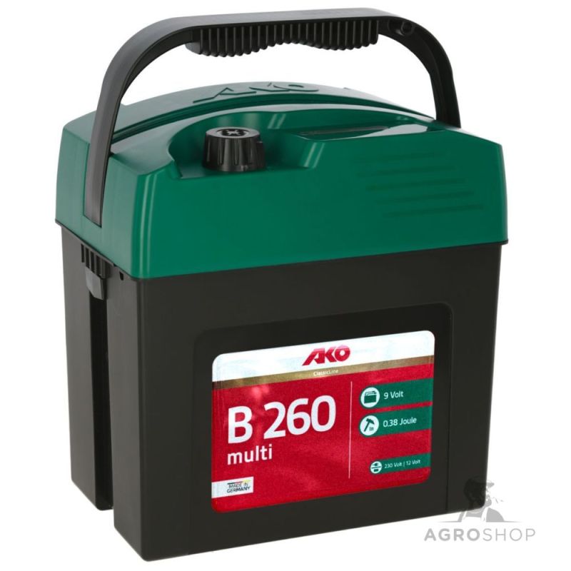 Elstängselaggregat AKO Compact Power B260 multi 0,38J 9V/12V/230V