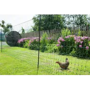 Stängselnät PoultryNet för fjäderfä 1,06x25m med benstöd