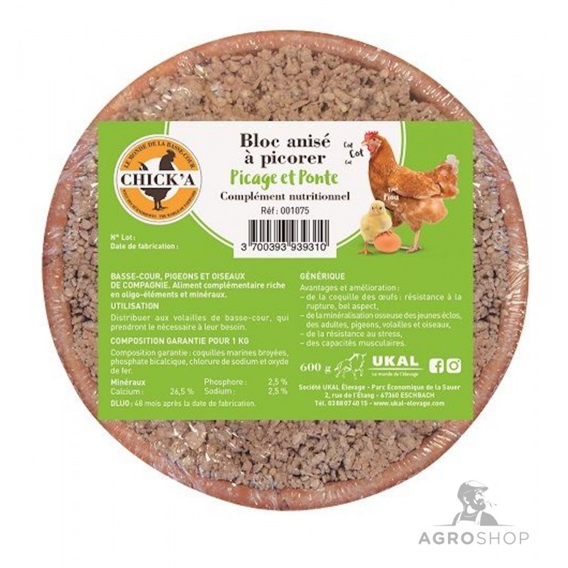 Snäckskal Chick´a 600g